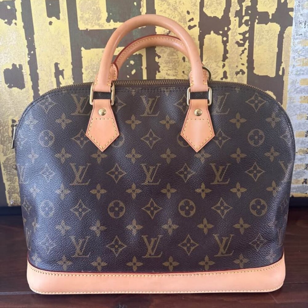 Louis Vuitton Monogram Alma Bag Made in France